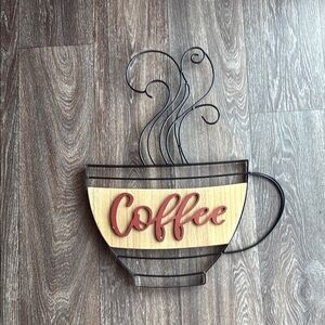 Rustic Coffee Wall Art Decor